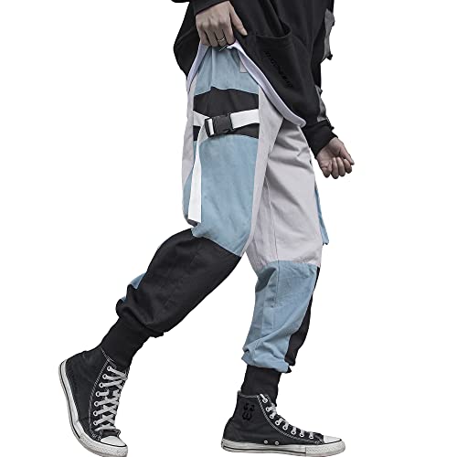 XYXIONGMAO Men's Tactical Hip Hop Pants Techwear Harem Streetwear Sweatpants Tactical Joggers Cargo Pants for Men