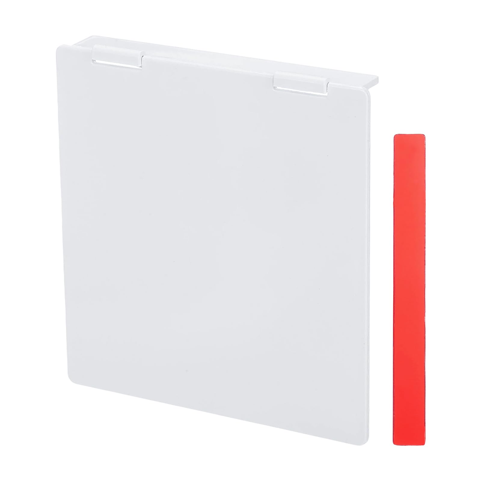 sourcing map Central AC Thermostat Cover Panel (121mm x 139mm) Wired Controller Panel Protection Cover Air Conditioner Thermostat Switch Protector for Home Office, White