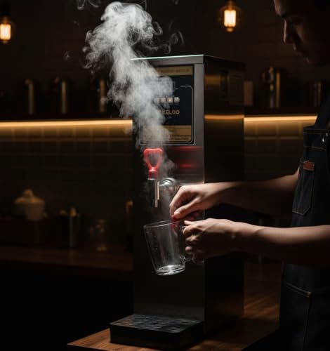 Commercial Hot Water Boiler 50L/Hour Machine – Autofill Water Boiler with Adjustable Temperature – Automatic Hot Water Dispenser for Cafés, Restaurants, Tea & Coffee Service – Sturdy Stainless Design - Image 8