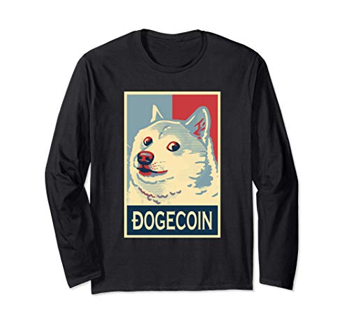 Camisa Dogecoin Dogecoin Coin Doge Hombres Mujeres Niños 2 Manga Larga
