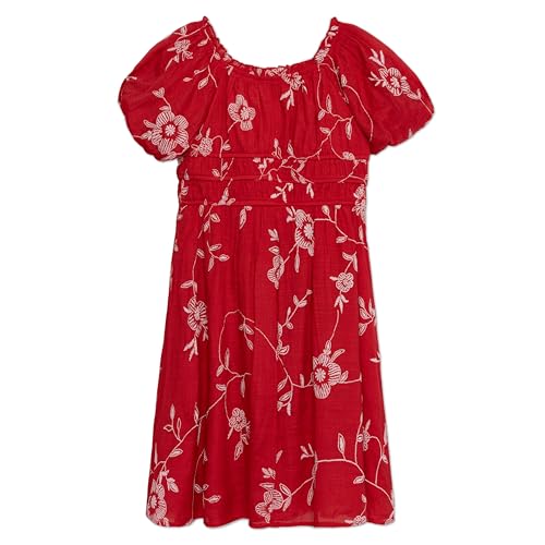 Speechless Girls' 7-16 Short Sleeve Knee Length Babydoll Dress2