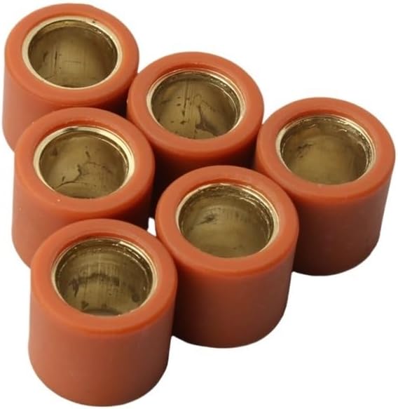 6pcs 19 17mm Speed Racing Roller Weights 9g 13g for 125 150 4T(19x17mm 13g)