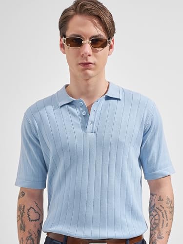 Image of Highlander Men's Polo Tshirt | Flat Knit | Regular Fit | Polo T-Shirt for Man