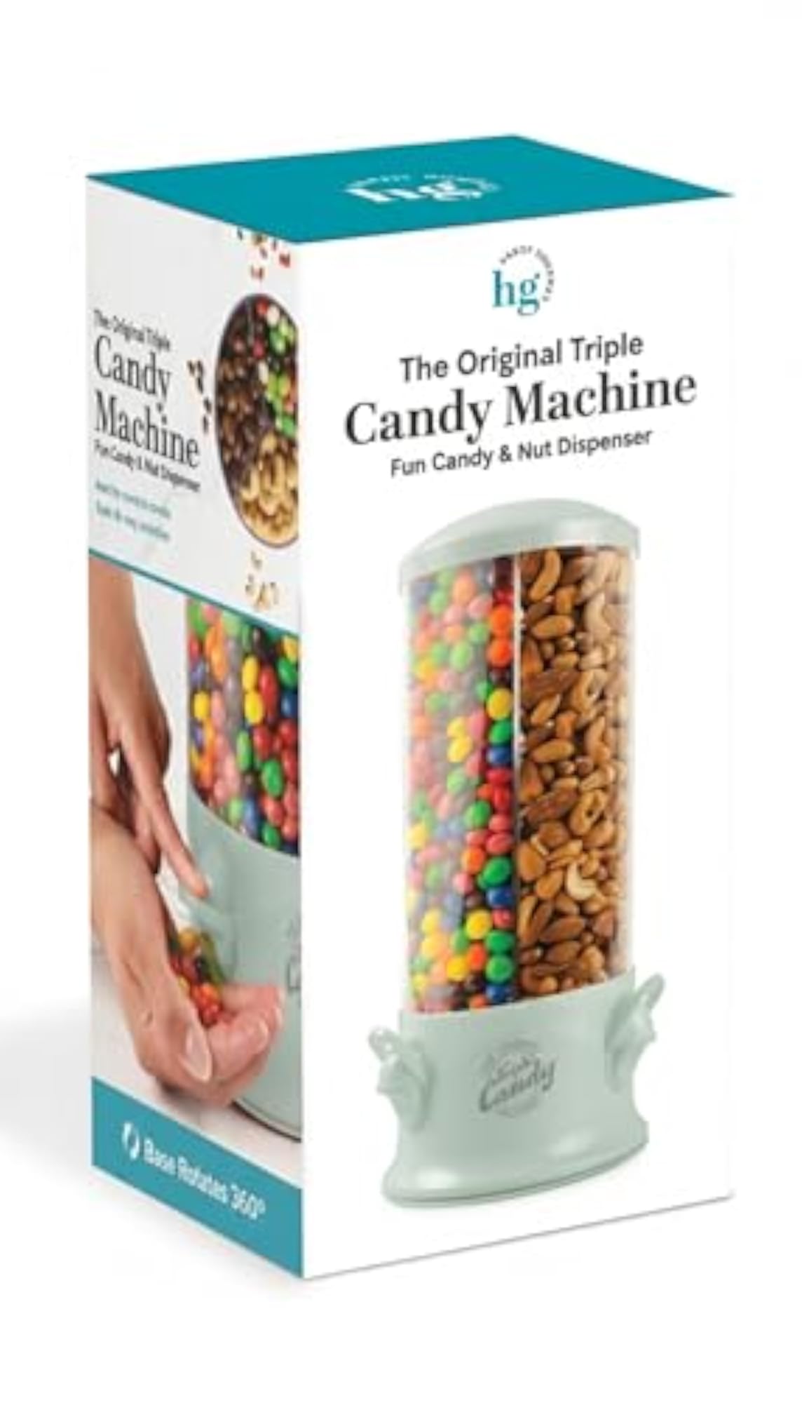 Triple Candy Machine, Fun Candy & Nut Dispenser