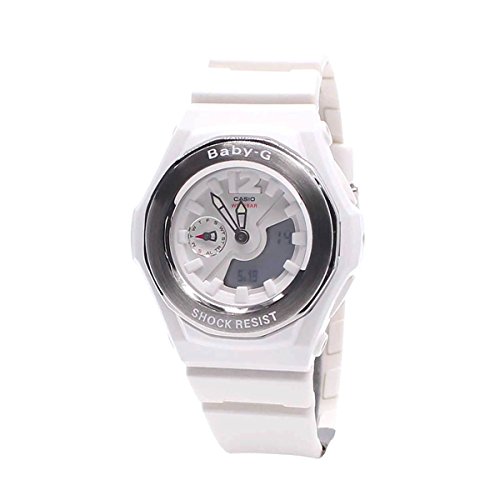 �z���C�g ���f�B�[�X �A�i���O - �f�W�^�� �J�W���A�� �N�H�[�c Casio ���v Baby-G �C�O�o�� BGA-140-7B