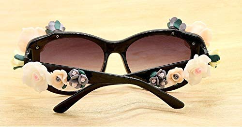 XINGYU Modne damskie dziewczęce kwiatowe okulary przeciwsłoneczne retro okulary przeciwsłoneczne letnie okulary plażowe do jazdy wędkarstwa biegania kemping baseball golf wypoczynek na świeżym powietrzu sporty brązowe