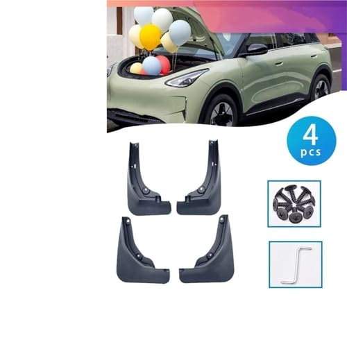 Guardabarros Geely Xingyuan 2025-2027: kit completo de protección delantera y trasera 2