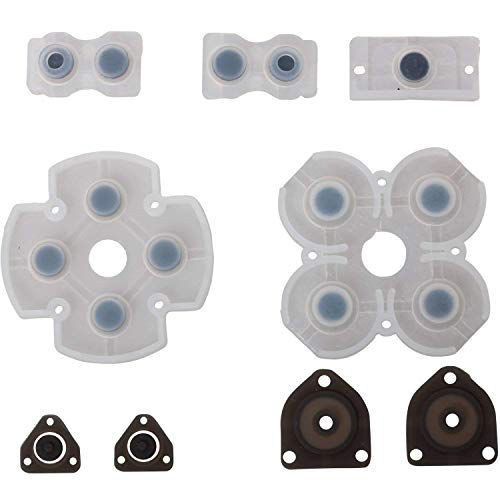 Ejiasu Rubber Conductive Button Pad + 2.5Mm Tri-Wing/Cross Screwdriver + Internal Frame Holder Replacement Parts For Sony Playstation 4 Controller Gamepad #TOP2