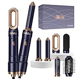 Haarstyler 6 in 1 UKLISS Airstyer Set mit Ionen Haartrockner, Automatisch Lockenstab, Thermal Brush, Rundbürstenföhn, Hair Dryer Brush, Warmluftbürste, Multistyler Gesckenke für Frauen Haarstyling