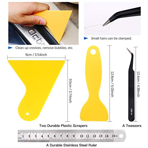 Glarks 21Pcs Carving Modeling Clay Sculpting Tool Set Including Pottery Sculpture Tool, Silicone Tip Pen, Dual-End Dotting Clay Tool, Scraper, Tweezers, Ruler, Acrylic Clay Roller, Acrylic Sheet #TOP4
