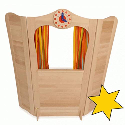 Kasperletheater Kinder-Spieltheater Puppentheater Kaspertheater 4001 Farbe Gestreift Cover