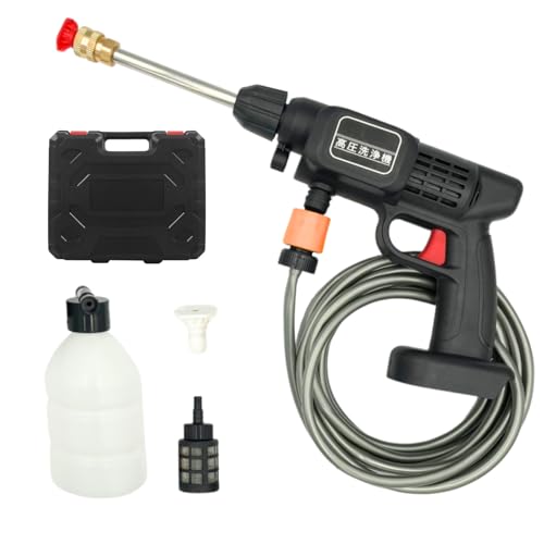 クリーンレーベル 高圧洗浄機 洗車機 コードレス 洗浄機 バッテリー 充電式 洗剤 対応 14.4V 18V マキタ バッテリー 対応 makita 互換 家庭用 工具 ※ 充電器 バッテリー 別売り (収納ケース付き)