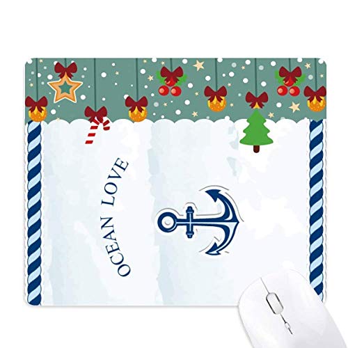 Tapis de souris mer bleu Anchor Ocean pour bureau et télétravail