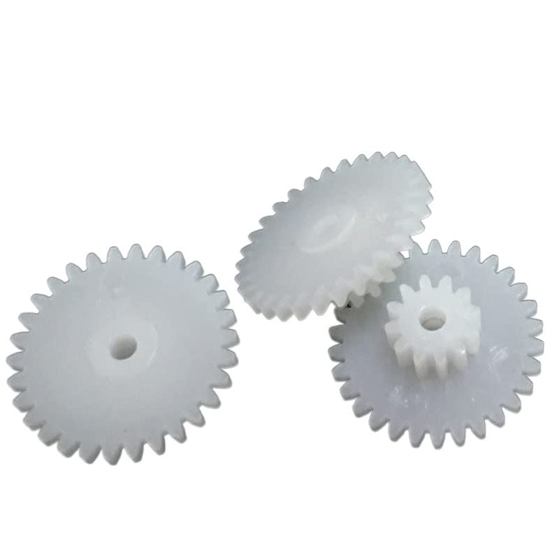Amazon | 30122A 0.5M プラスチック POM ギア 直径 16mm 30 歯 12 歯
