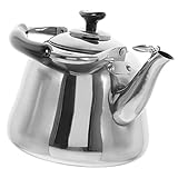 Gatuida Zwitschernder Wasserkocher Kochfeld Wasserkocher Pfeifen Teekesselpfeife Mit Pfeifkessel Für Gasherd Kaffee Wasserkocher Pfeifkessel Für Herdplatte Und Silver Rostfreier Stahl