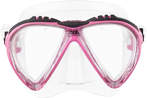 Máscara Cressi Dual Lens para Buceo y Snorkel Adultos con Ajuste para Rostros Estrechos - Lince, Made in Italy miniatura 2