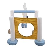 ZASCHMOY 3 in 1 Puppy Agility Training Equipment Set - Portable Dog Obstacle Course Kit for Indoor & Outdoor Use