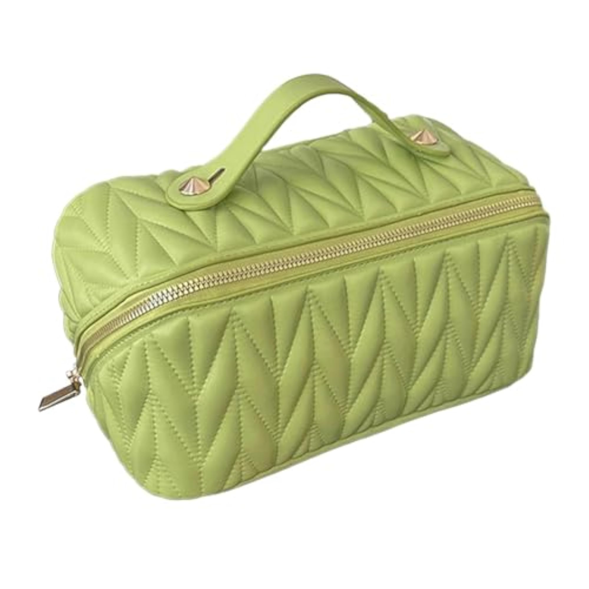 Makeup Bag Cosmetic Organizer for Girls, Green