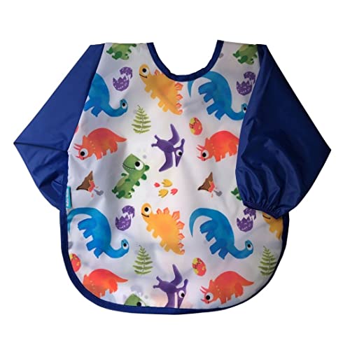 Babador Manga Longa Estampado (Dinos)