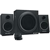 Logitech Z333 Système de Haut-Parleurs 2.1, 80W en Puissance, Sons Graves Renforcés, Connection 2 Dispositifs, Bluetooth, Entrées Audio 3,5 mm et RCA, Prise UK, PC/PS4/Xbox/TV/Smartphone, Noir Logitech Z333 Système de Haut-Parleurs 2.1, 80W en Puissance, Sons Graves Renforcés, Connection 2 Dispositifs, Bluetooth, Entrées Audio 3,5 mm et RCA, Prise UK, PC/PS4/Xbox/TV/Smartphone, Noir