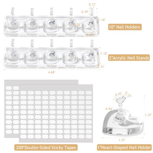 Soporte acrílico para uñas postizas y arte Cat Eye miniatura 2