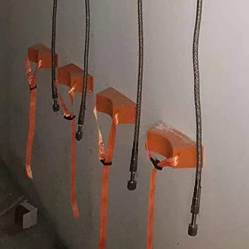 EXMDLLY Zylinder Halterung Gas Flaschen Halterung Langlebiger ABS Gas Flaschen Halter für Wohnmobil Wohnmobil RV Caravan,Orange