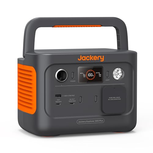 Jackery Station Électrique Portable Explorer 300 Plus, 288Wh/300W...