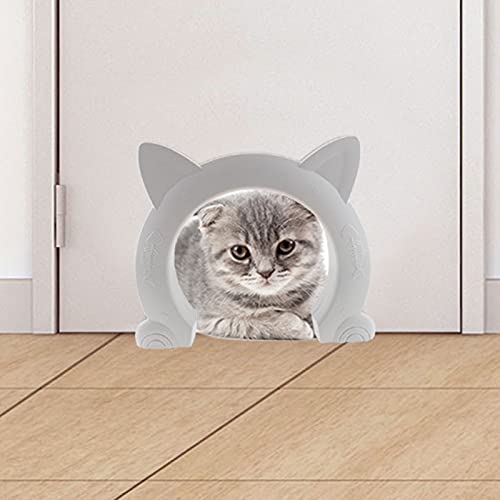 Porta de gato, porta de animal de estimação para porta interna de gatos, passagem de forma de 9x11 p