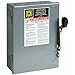 Square D by Schneider Electric D321NCP 30-Amp 240-Volt Three-Pole Indoor General Duty Fusible Safety Switch with Neutral