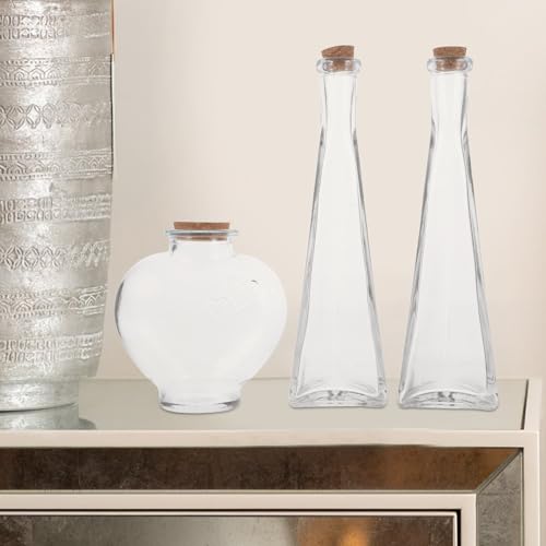 Bouteilles décoratives transparentes mariage CLISPEED pour loisirs DIY - 5