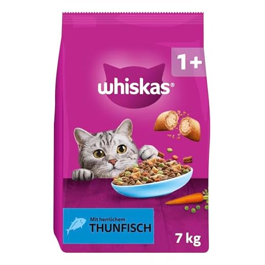 WHISKAS Trockenfutter für Katzen 7kg Thunfisch