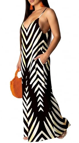 Image of SheKiss 2026 Women's Casual Summer Floral Long Maxi Dresses Floor Length Sleeveless Plus Size Sundresses