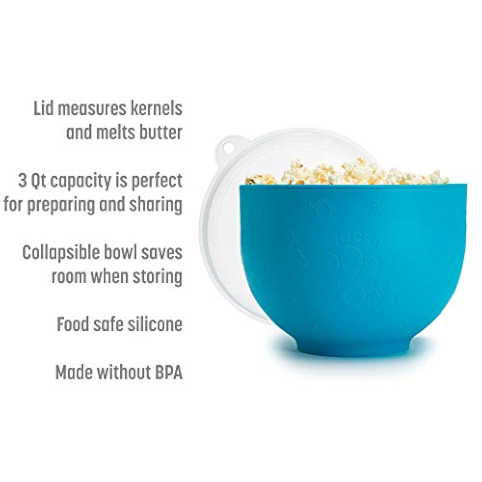 Collapsible Hot Air Microwavable Popcorn Maker
