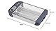 Grunkel - Flat toaster for all types of bread and baked goods with 600 W power, toast timer with 6 levels and crumb tray, model TSP-G2