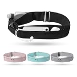 BOATPRO ランニング ポーチ 揺れない 3ポケット 伸縮 防水 防汗 76g超軽量 スマホ収納 ペットボトル マラソンポーチ ランニングポーチ ウエストポーチ レディース メンズ ブラック M