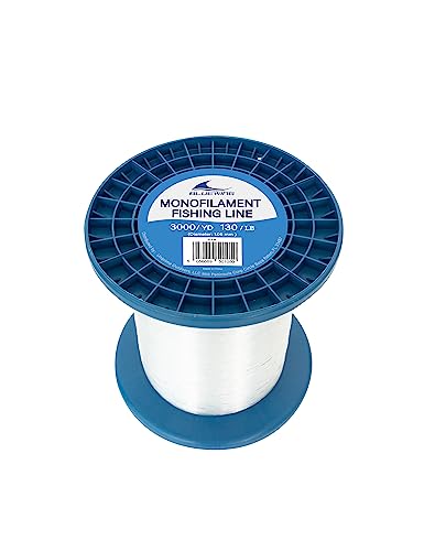 Image of BLUEWING Monofilament Fishing Line Clear Mono Fish Wire Thin Diameter String 6-400 lbs, 50-3000 Yards