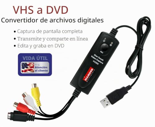 Capturadora de vídeo Diamond VC500 para revivir cintas VHS familiares en el PC 2
