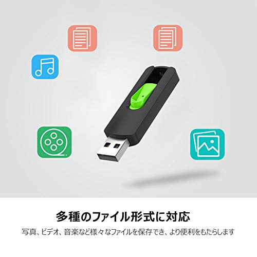 32GB USBメモリ 10個セット USB 2.0 フラッシュメモリ32GB 格納式 USBメモリー32ギガバイト サムドライブ ースティック ペンドライブ 10色