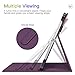 Fintie Case for iPad Air 11-inch M4/M3/M2 (2026/2025/2024), iPad Air 5th/4th Generation (2022/2020) 10.9 Inch, Multi-Angle Viewing Protective Cover with Pencil Holder & Pocket, Purple
