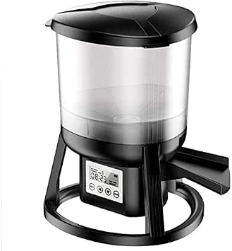 Programmable Auto Fish Feeder with LCD Display, Intelligent Timing, Waterproof Design, 6L Large Capacity for Automatic Fish Food Dispensing