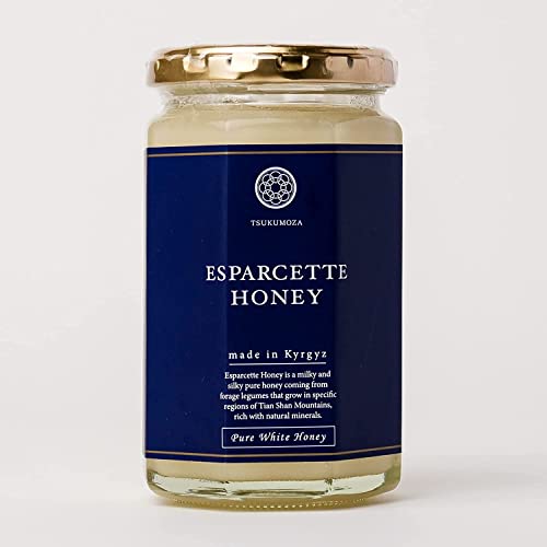 ホワイトハニー 完全非加熱の白はちみつ 370g 蜂蜜 はちみつ TSUKUMOZA キルギス共和国 エスパルセットハニー ギフト