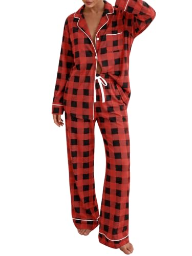 LILLUSORY Women's Long Sleeve Pajama Sets Lounge 2 pieces 2026 Fall
