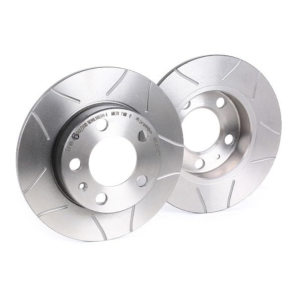 Disques De Frein Avant Brembo - Jeu De 2 Avec Revêtement Anti-corrosion UV - Pour Plusieurs Modèles - Référence 09.B343.41 - 12