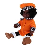 Afroamerikanische Babypuppe 12 Zoll - Realistische Puppe Mit Beweglichen Gelenken