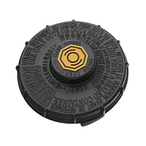 Brake Fluid Cap Brake Master Cylinder Cap Master Cylinder Tank Fluid Reservoir Cover Compatible with Honda Accord Fit EV Hybrid Replace OEM# 46662-SLE-J01 46662-SDC-A02 46662-S8A-003