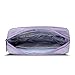 E-Tree Small Makeup Bag, Cosmetic Toiletry Skin Care Make up Little Items Pouch for Purse, Zipper Mini Tech Charger Cable Electronic Organizer Case, Travel Accessories for Women Men Teen, Purple