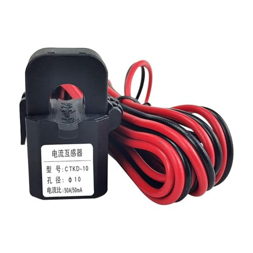 Transformateur de courant KCT10 50A 50mA à noyau fendu pour mesure électrique monophasé