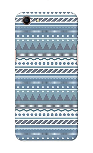 Image of PRINTFIDAA Printed Hard Back Cover Case for Oppo A83 Back Cover (Seamless Geometric Tribal Pattern) -1803