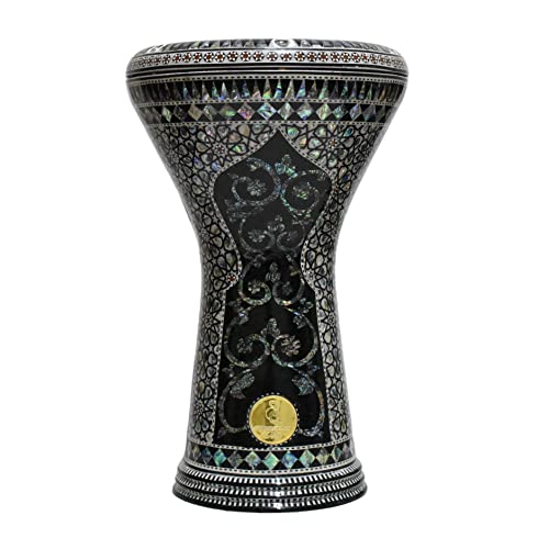 Arabic Darbuka doumbek drum tabla classic 17/17.5 inch inlaid Blue mother of pearl