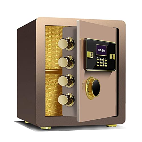 Coffre-fort électronique 40x36x30cm en acier solide avec code pour document d'hôtel
